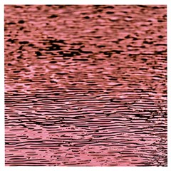 Pink  Waves Flow Series 2 Wooden Puzzle Square by DimitriosArt