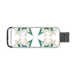 Abstract Pattern Geometric Backgrounds   Portable Usb Flash (one Side) by Eskimos