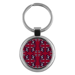 Abstract Pattern Geometric Backgrounds   Key Chain (round) by Eskimos