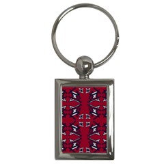 Abstract Pattern Geometric Backgrounds   Key Chain (rectangle) by Eskimos