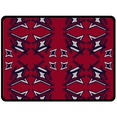 Abstract Pattern Geometric Backgrounds   Double Sided Fleece Blanket (large)  by Eskimos