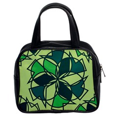 Abstract Pattern Geometric Backgrounds   Classic Handbag (two Sides) by Eskimos