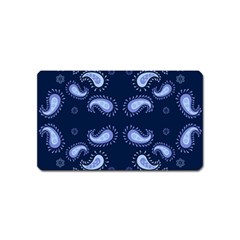 Floral Pattern Paisley Style Paisley Print   Magnet (name Card) by Eskimos