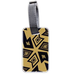 Abstract Pattern Geometric Backgrounds   Luggage Tag (two Sides)