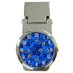 Abstract Pattern Geometric Backgrounds   Money Clip Watches