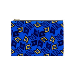 Abstract Pattern Geometric Backgrounds   Cosmetic Bag (medium) by Eskimos