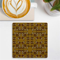 Abstract Pattern Geometric Backgrounds   Uv Print Square Tile Coaster  by Eskimos