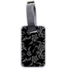 Folk Flowers Print Floral Pattern Ethnic Art Luggage Tag (two Sides)