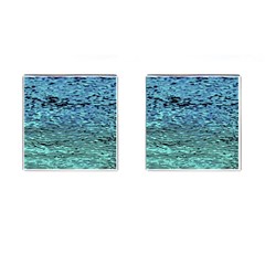 Blue Waves Flow Series 3 Cufflinks (square) by DimitriosArt