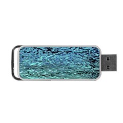 Blue Waves Flow Series 3 Portable Usb Flash (one Side) by DimitriosArt