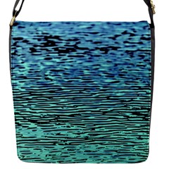 Blue Waves Flow Series 3 Flap Closure Messenger Bag (s) by DimitriosArt