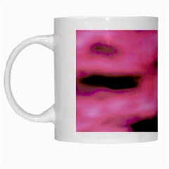 Pink  Waves Flow Series 2 White Mugs by DimitriosArt