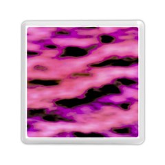 Pink  Waves Flow Series 2 Memory Card Reader (square) by DimitriosArt