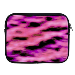 Pink  Waves Flow Series 2 Apple Ipad 2/3/4 Zipper Cases