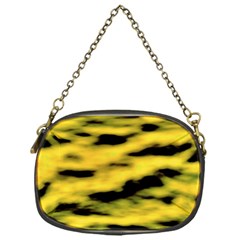 Yellow Waves Flow Series 1 Chain Purse (one Side) by DimitriosArt