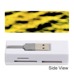 Yellow Waves Flow Series 1 Memory Card Reader (stick) by DimitriosArt