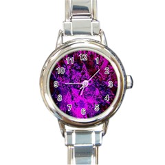 Bromide Diamonds Round Italian Charm Watch by MRNStudios