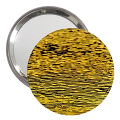 Yellow Waves Flow Series 2 3  Handbag Mirrors by DimitriosArt