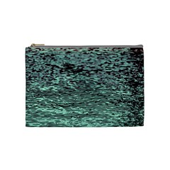 Blue Waves Flow Series 5 Cosmetic Bag (medium) by DimitriosArt