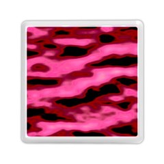 Pink  Waves Flow Series 3 Memory Card Reader (square) by DimitriosArt