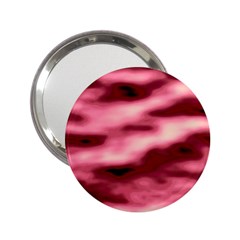 Pink  Waves Flow Series 5 2 25  Handbag Mirrors by DimitriosArt