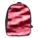 Pink  Waves Flow Series 5 School Bag (XL) Front