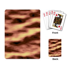 Gold Waves Flow Series 2 Playing Cards Single Design (rectangle) by DimitriosArt