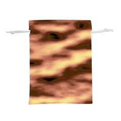 Gold Waves Flow Series 2 Lightweight Drawstring Pouch (m) by DimitriosArt