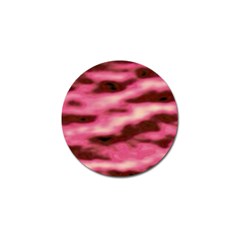 Pink  Waves Flow Series 6 Golf Ball Marker (10 Pack) by DimitriosArt