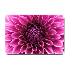 Dahlia-flower-purple-dahlia-petals Small Doormat 