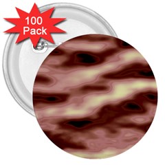 Pink  Waves Flow Series 7 3  Buttons (100 Pack)  by DimitriosArt