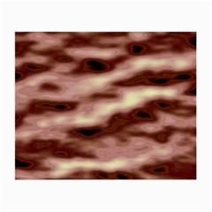 Pink  Waves Flow Series 7 Small Glasses Cloth (2 Sides) by DimitriosArt