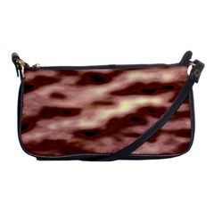 Pink  Waves Flow Series 7 Shoulder Clutch Bag