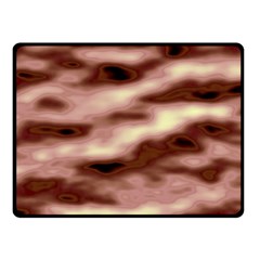 Pink  Waves Flow Series 7 Fleece Blanket (small) by DimitriosArt