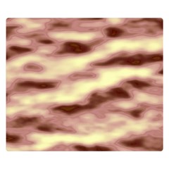 Pink  Waves Flow Series 8 Double Sided Flano Blanket (small)  by DimitriosArt