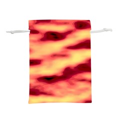 Red Waves Flow Series 3 Lightweight Drawstring Pouch (s) by DimitriosArt