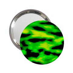 Green Waves Flow Series 3 2 25  Handbag Mirrors by DimitriosArt