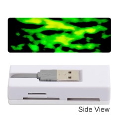 Green Waves Flow Series 3 Memory Card Reader (stick) by DimitriosArt