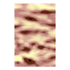 Pink  Waves Flow Series 10 Shower Curtain 48  X 72  (small)  by DimitriosArt