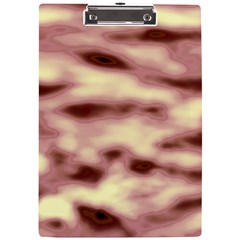 Pink  Waves Flow Series 10 A4 Clipboard by DimitriosArt