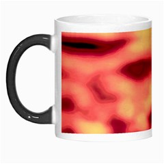 Red Waves Flow Series 4 Morph Mugs by DimitriosArt