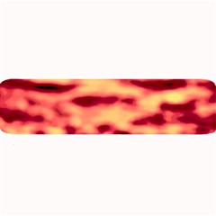 Red Waves Flow Series 4 Large Bar Mats by DimitriosArt