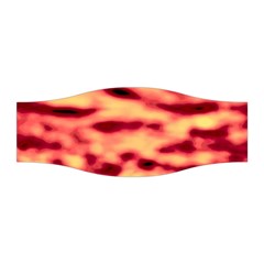 Red Waves Flow Series 4 Stretchable Headband by DimitriosArt