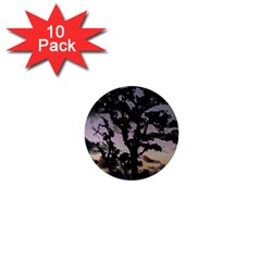 Sunset Coastal Park Landscape, Montevideo Uruguay 1  Mini Buttons (10 Pack)  by dflcprintsclothing