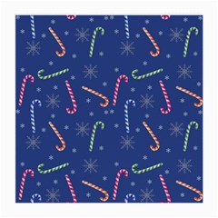 Christmas Candy Canes Medium Glasses Cloth (2 Sides) by SychEva