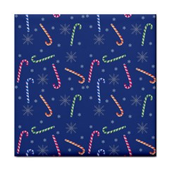 Christmas Candy Canes Face Towel by SychEva