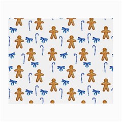 Gingerbread Man And Candy Small Glasses Cloth