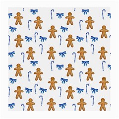 Gingerbread Man And Candy Medium Glasses Cloth (2 Sides)