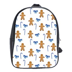 Gingerbread Man And Candy School Bag (Large)