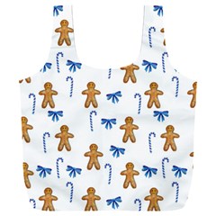 Gingerbread Man And Candy Full Print Recycle Bag (xxxl) by SychEva